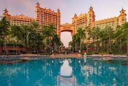 One of the more popular sites on the island is the One of the more popular sites on the island is the Atlantis resort. It is an ocean-themed luxury resort. It boasts of water park rides, pools, beach,